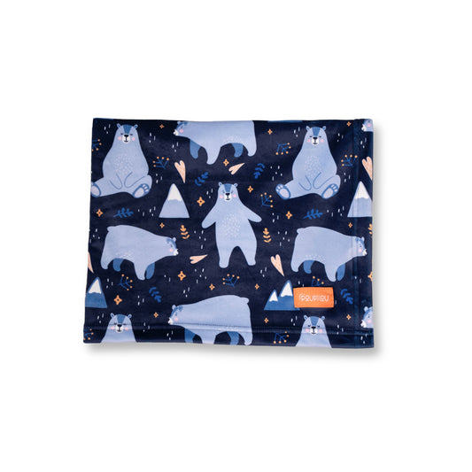 couverture douce pour tout-petits ours Poupilou