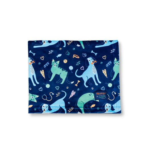 Couverture apaisante (moyenne) - Chat et Chien