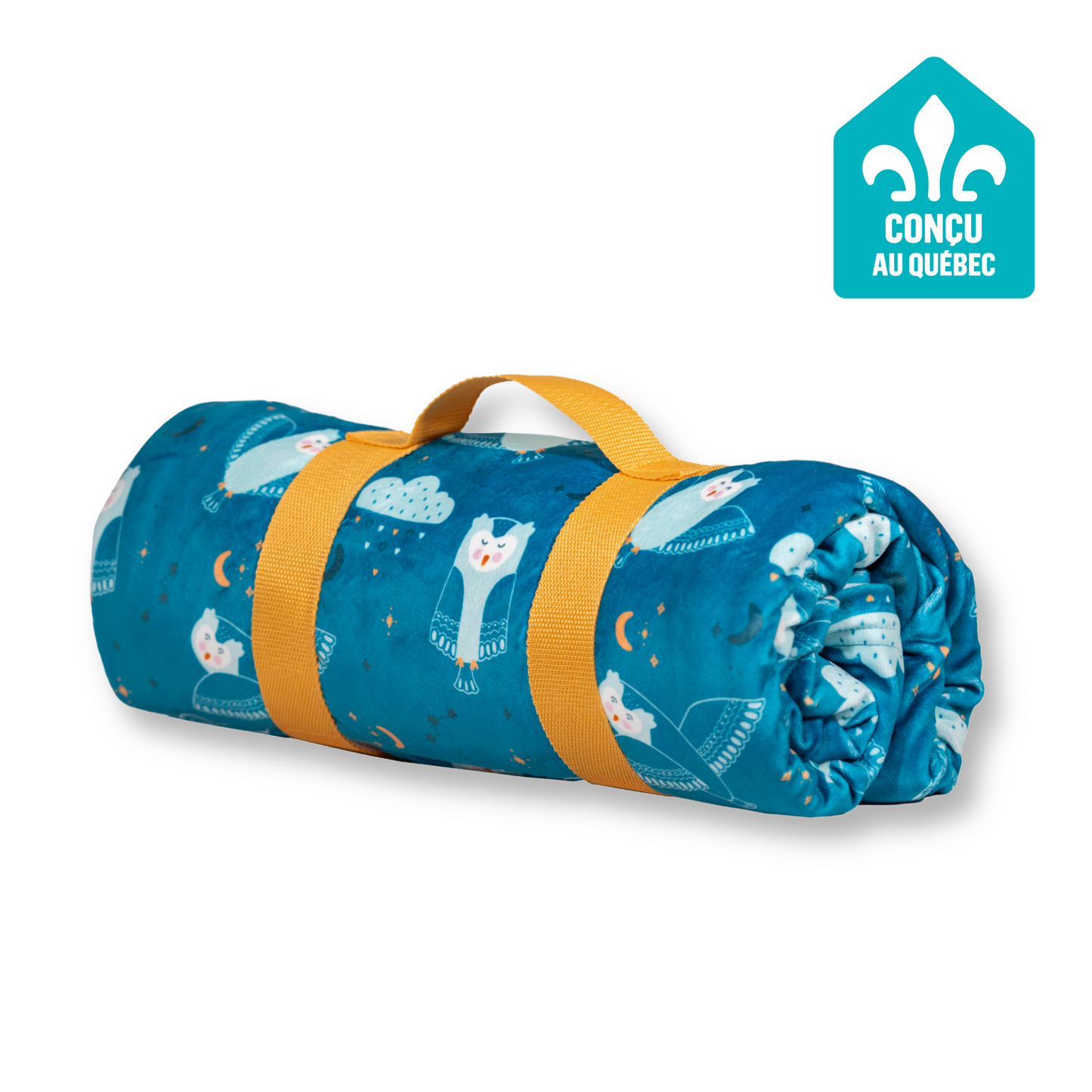 Couverture apaisante - Hibou