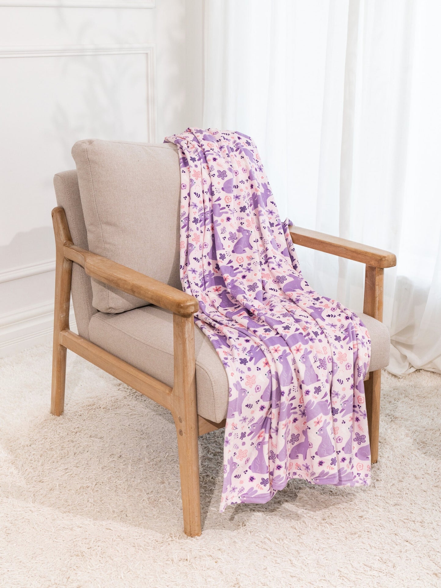 Couverture apaisante (Grande) - Lapin