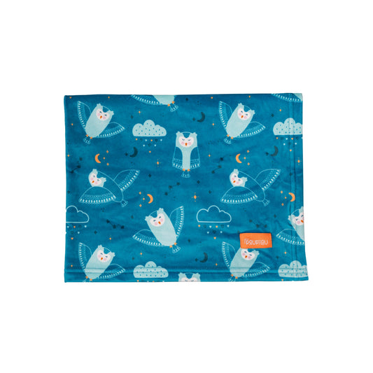 couverture réconfortante hibou bébé