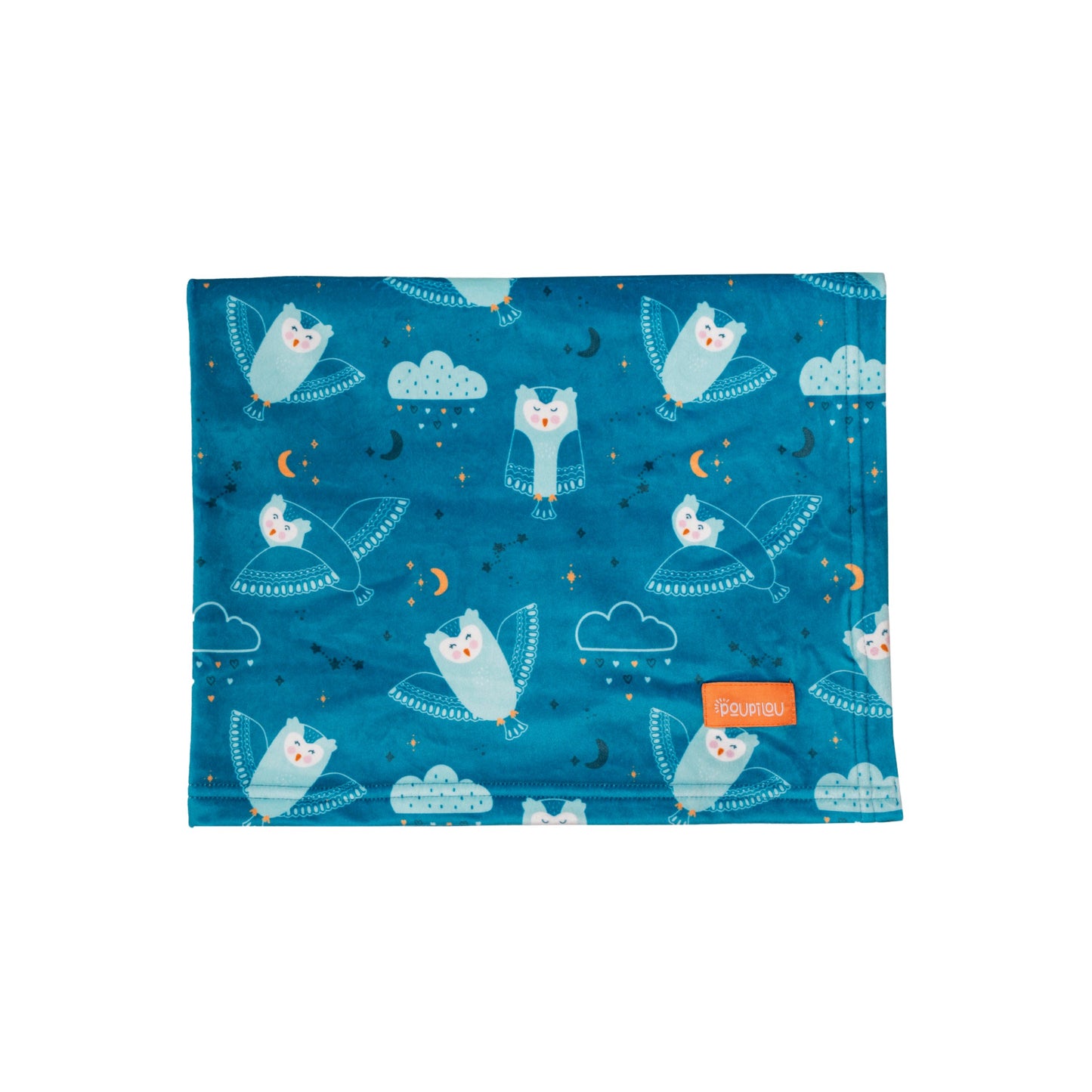 couverture réconfortante hibou bébé