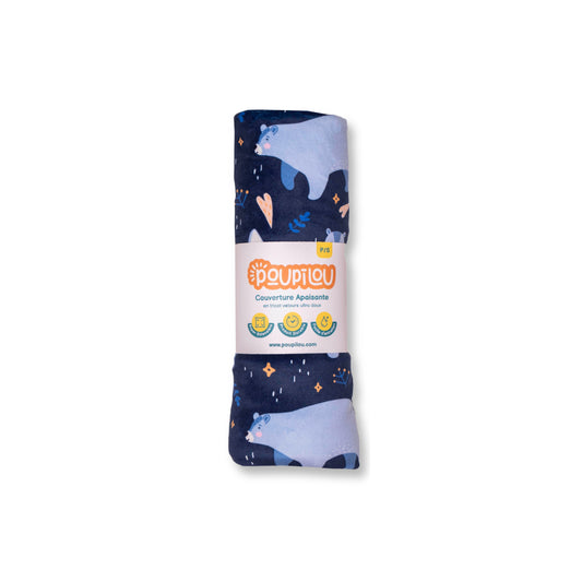 couverture enfant apaisante petite ours Poupilou