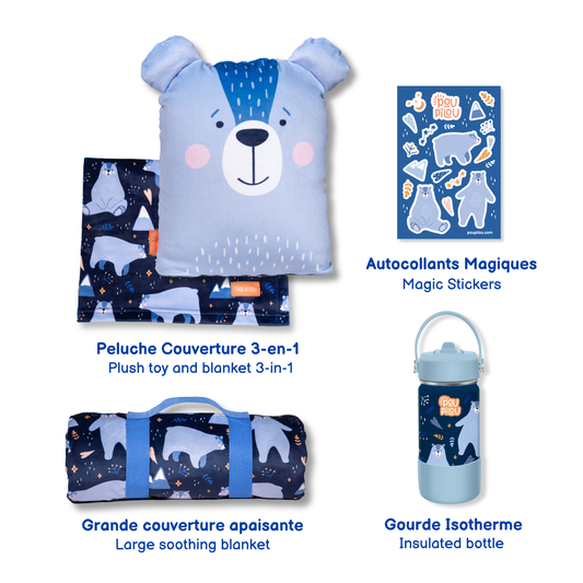 ENSEMBLE CADEAU - Grand Réconfort - Ours