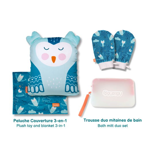 ENSEMBLE CADEAU - Moment Doux - Hibou