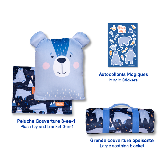 ENSEMBLE CADEAU - Super câlin - Ours