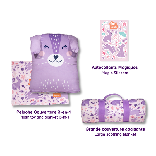 ENSEMBLE CADEAU - Super câlin - Lapin