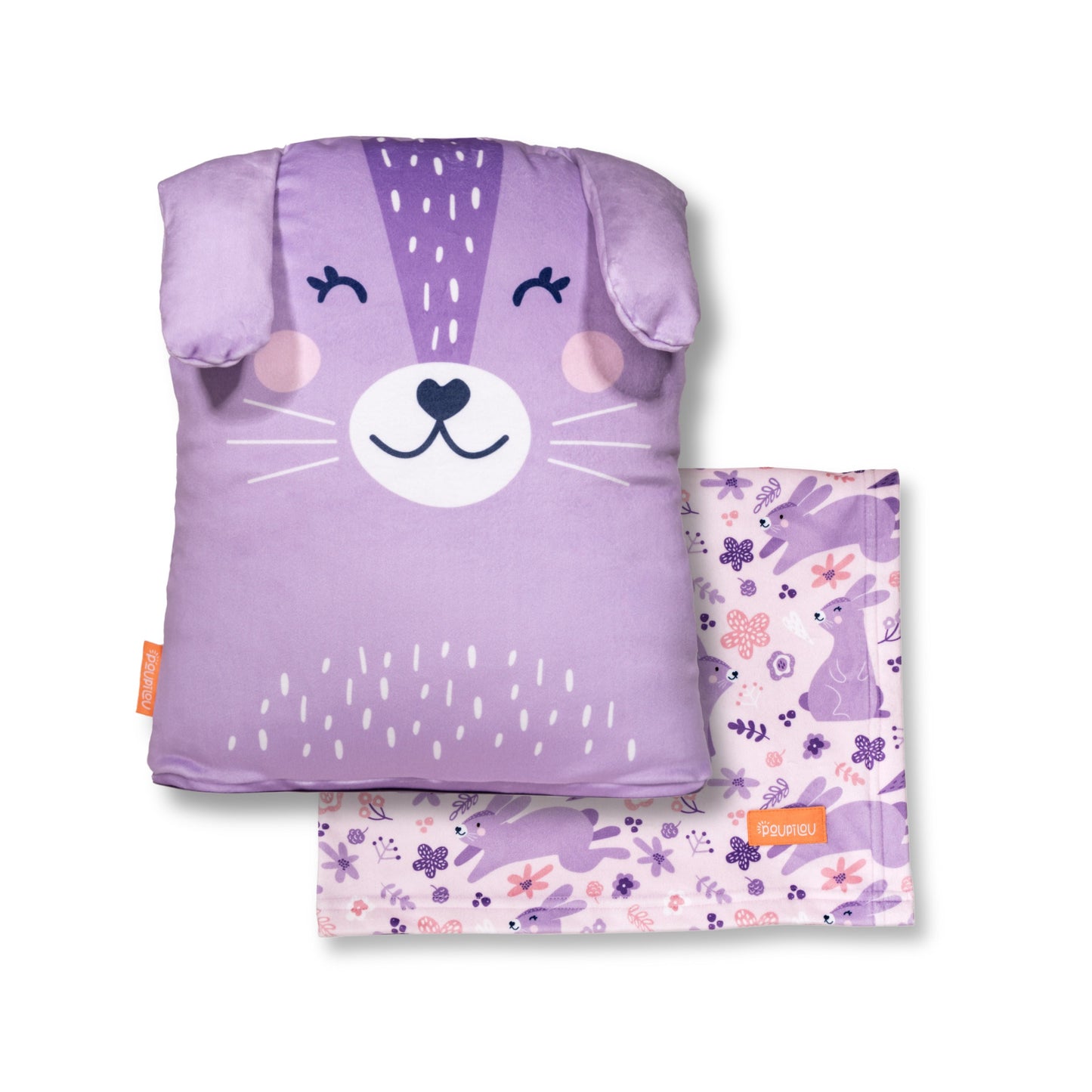 Peluche Couverture 3 en 1- Lapin