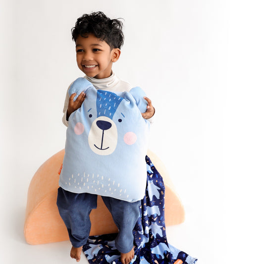 Peluche Couverture 3 en 1 - Ours