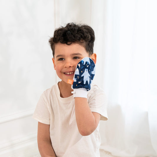 Mitaine de bain (mini) - Ours