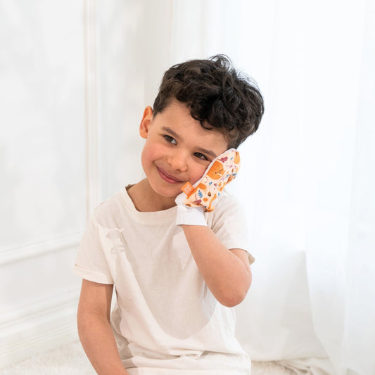 Mitaine de bain (mini) - Renard