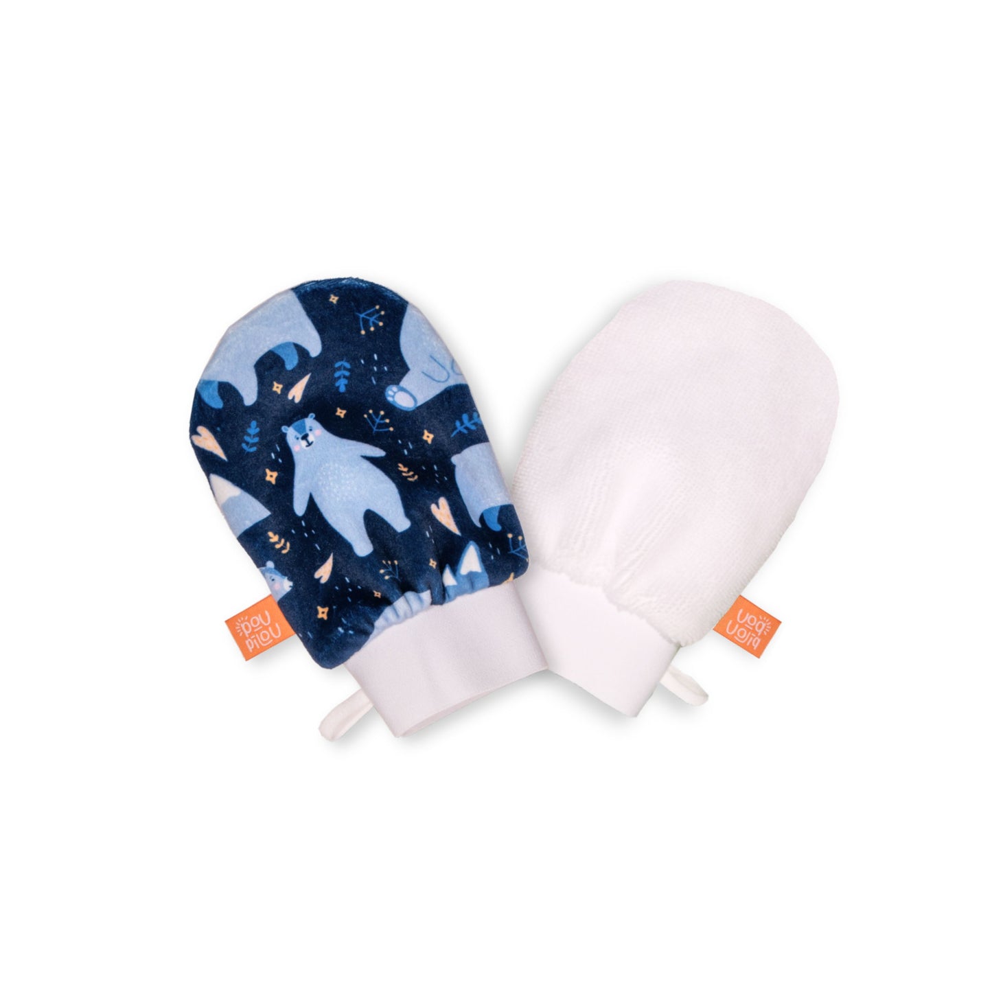 Mitaine de bain (mini) - Ours
