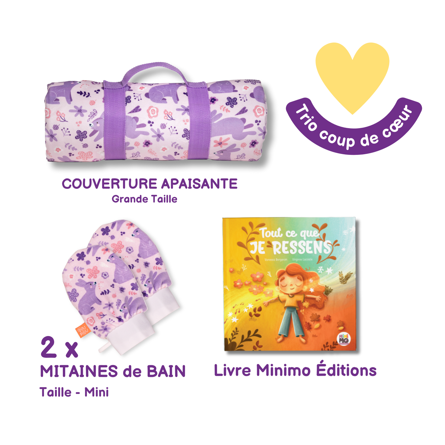 ENSEMBLE - Trio coup de cœur - Lapin