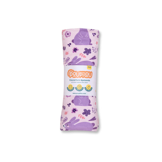 couverture enfant apaisante petite lapin Poupilou