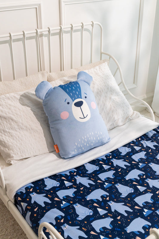 poupilou ours couverture douce enfant