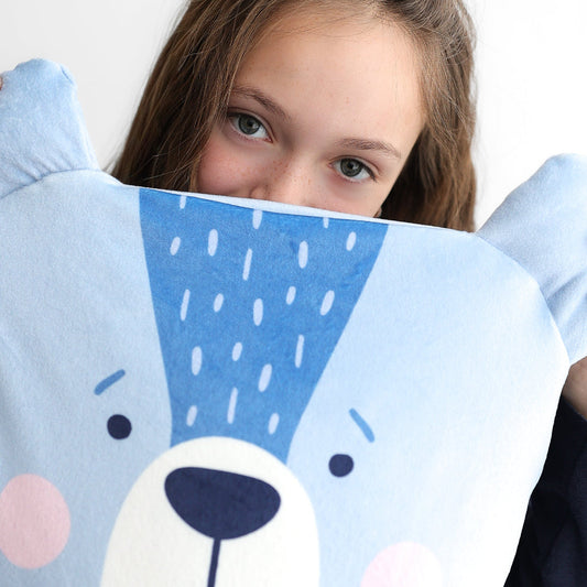 Peluche couverture 3 en 1 - Ours (couverture moyenne)