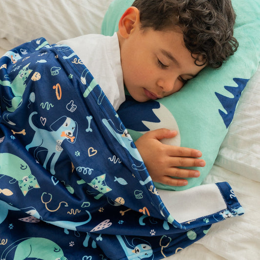 Couverture apaisante (grande) - Chat et Chien