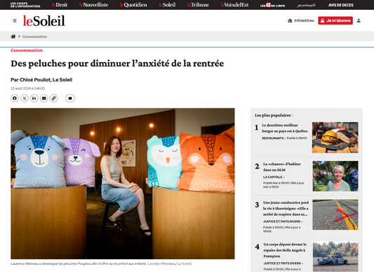 Parution dans le journal Le soleil