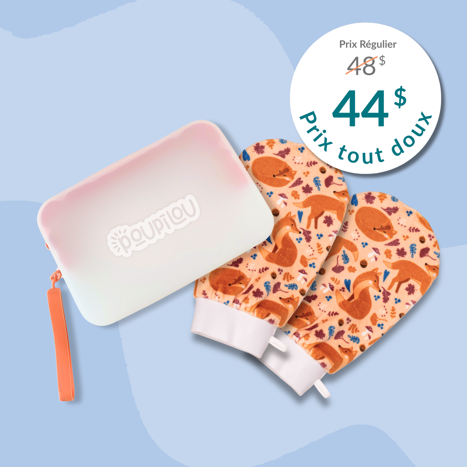 Trousses duo - Mitaines de bain