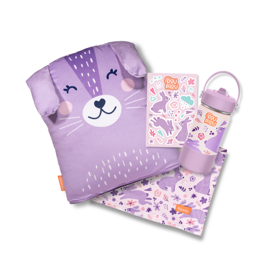 ENSEMBLE CADEAU - Compagnon d'aventure - Lapin