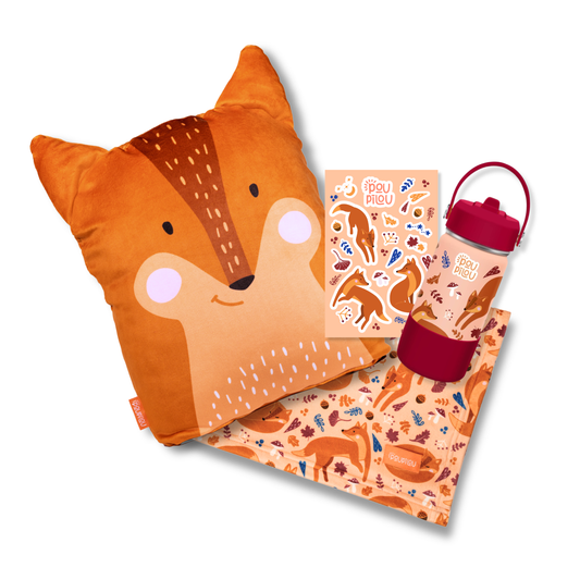ENSEMBLE CADEAU - Compagnon d'aventure - Renard