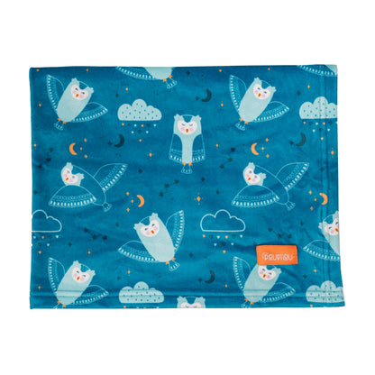 Couverture apaisante - Hibou