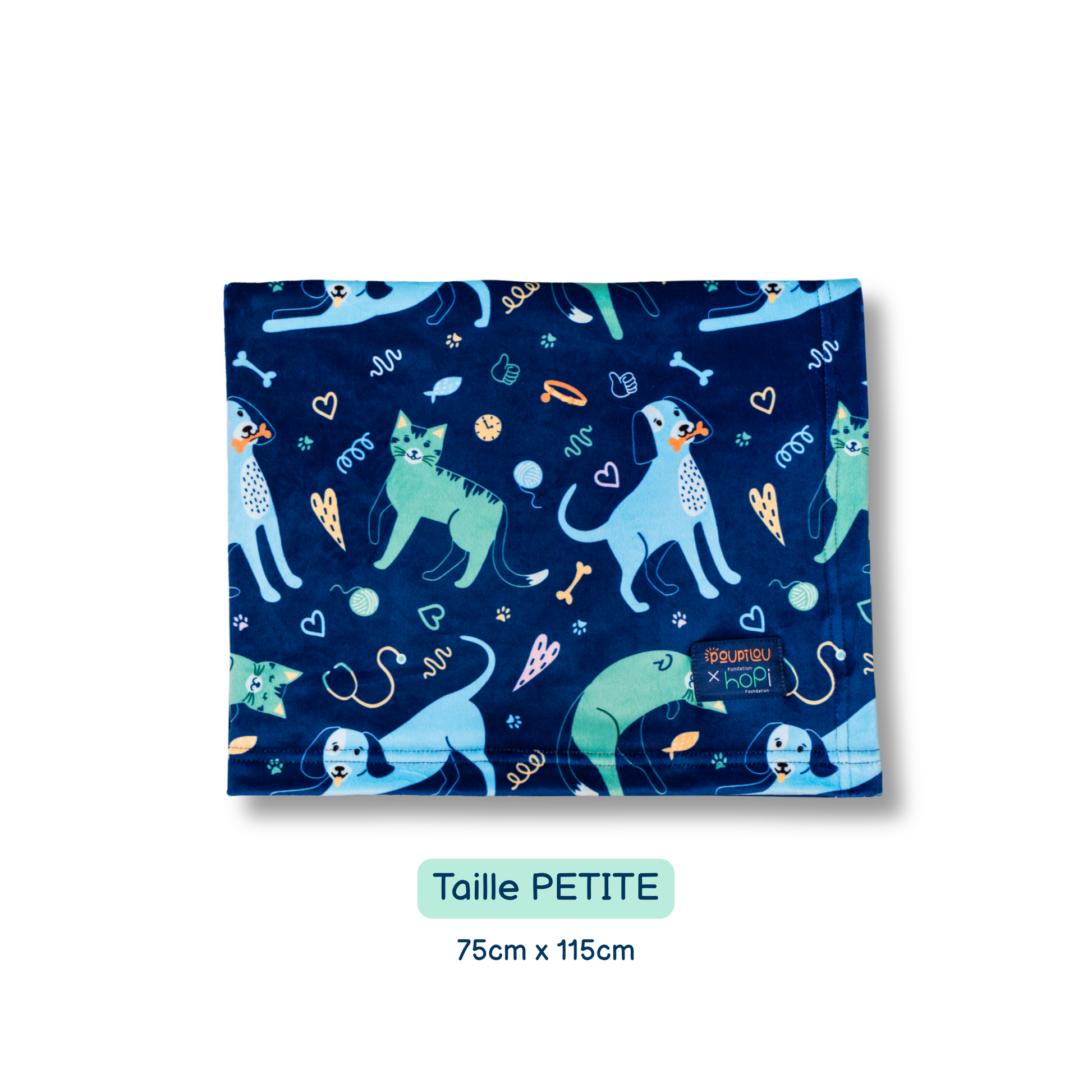 poupilou chat chien couverture apaisante taille petite