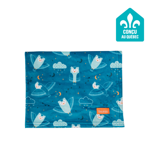 Couverture apaisante - Hibou