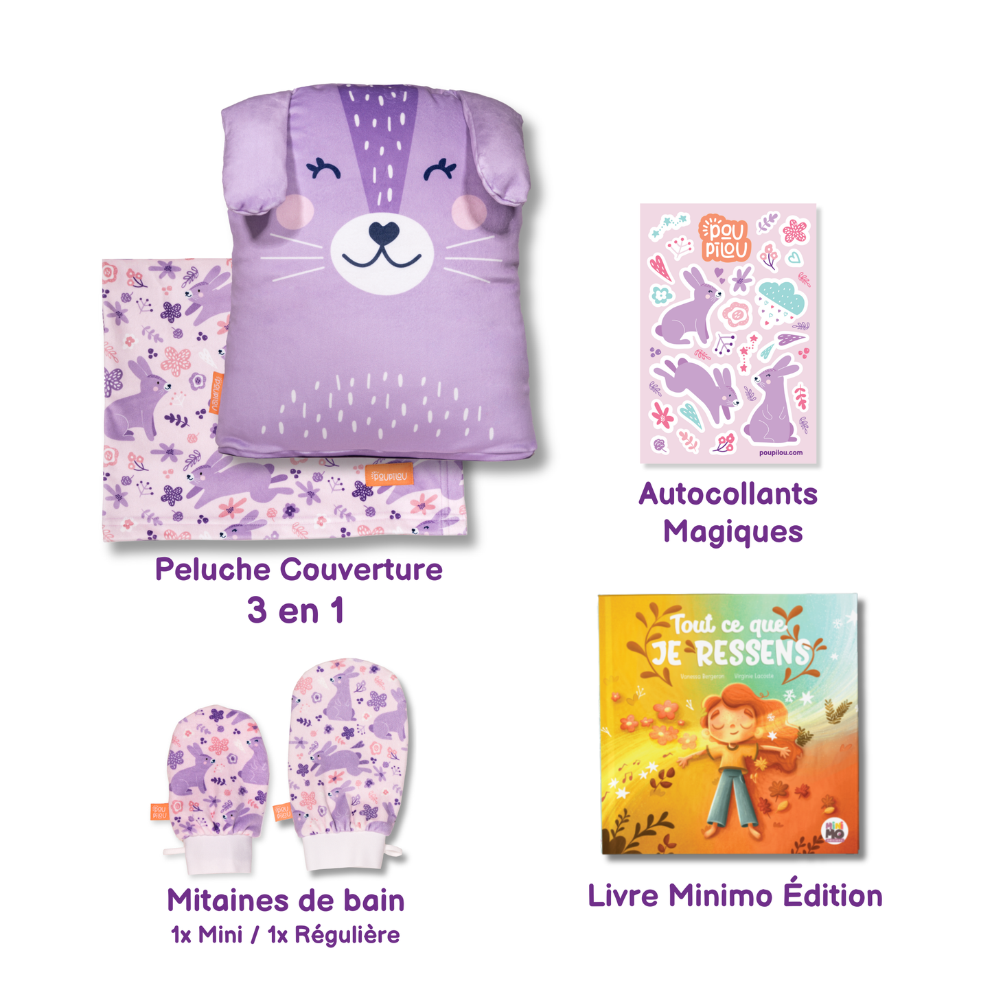 ENSEMBLE CADEAU - Pause Douceur - Lapin