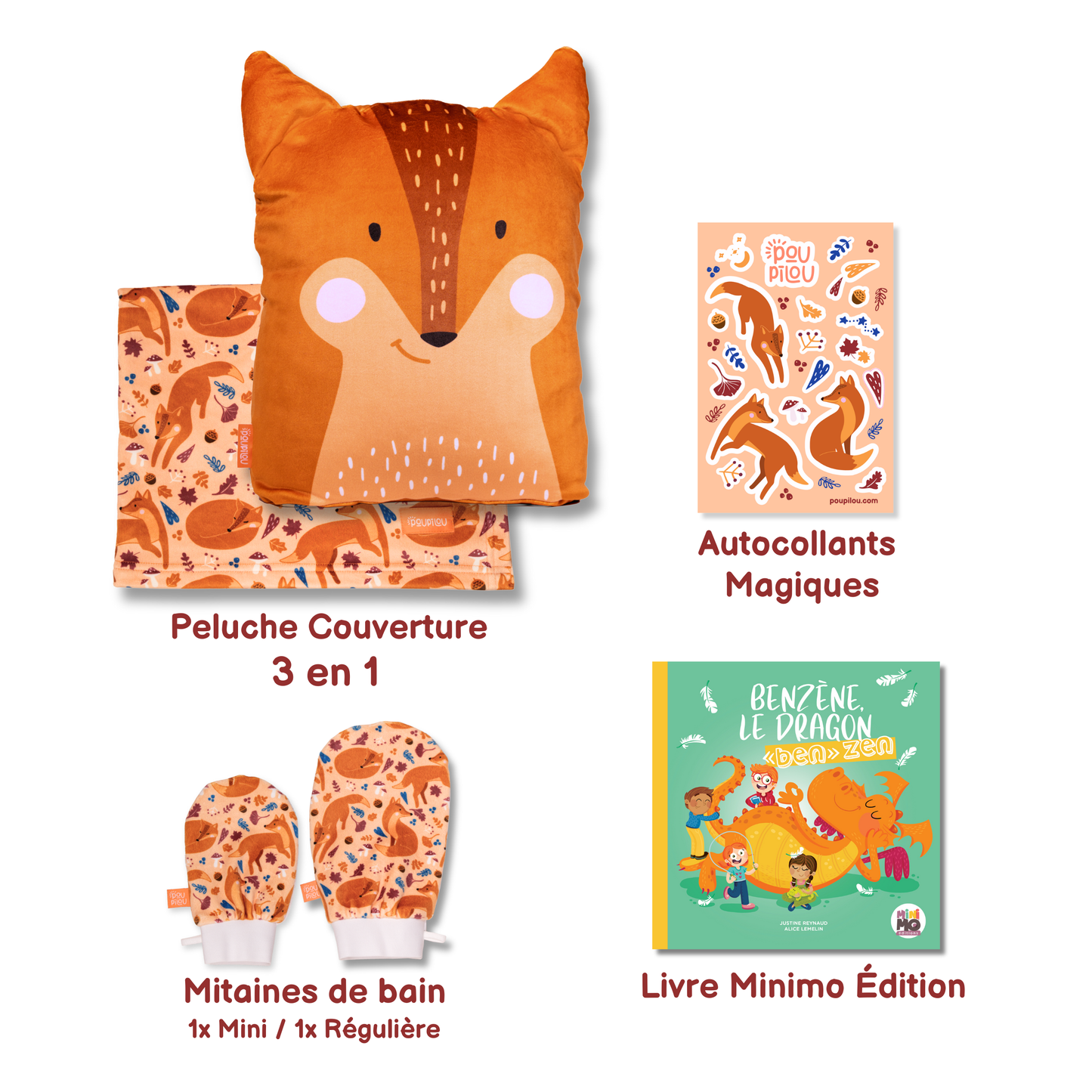 ENSEMBLE CADEAU - Pause Douceur - Renard