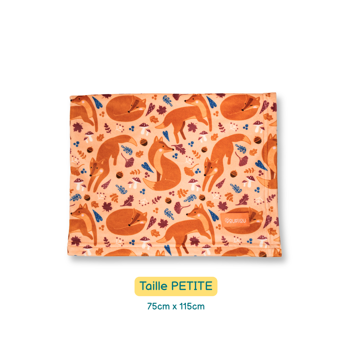 Peluche Couverture 3 en 1 - Renard