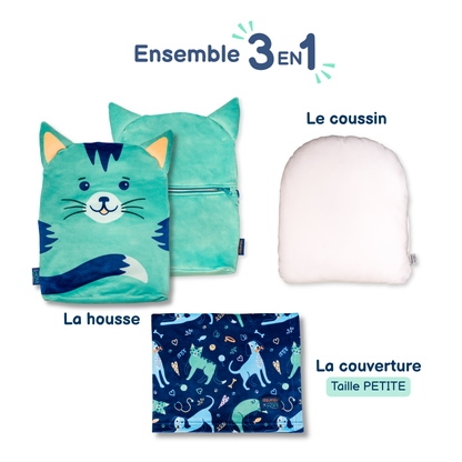 poupilou chat tissu doux oeko tex taille petite