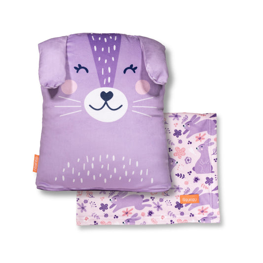 Peluche Couverture 3 en 1- Lapin