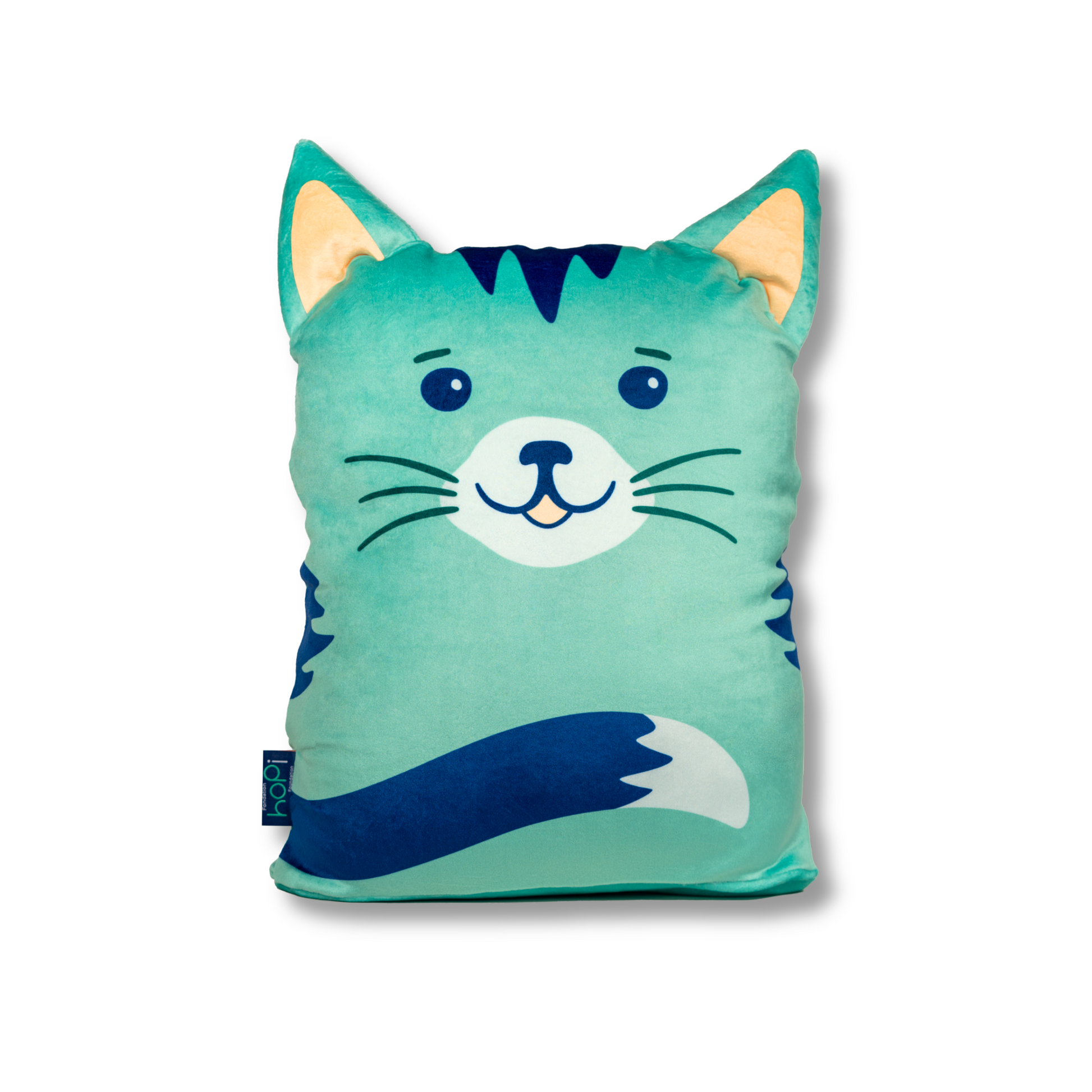 poupilou chat peluche couverture 3 en 1