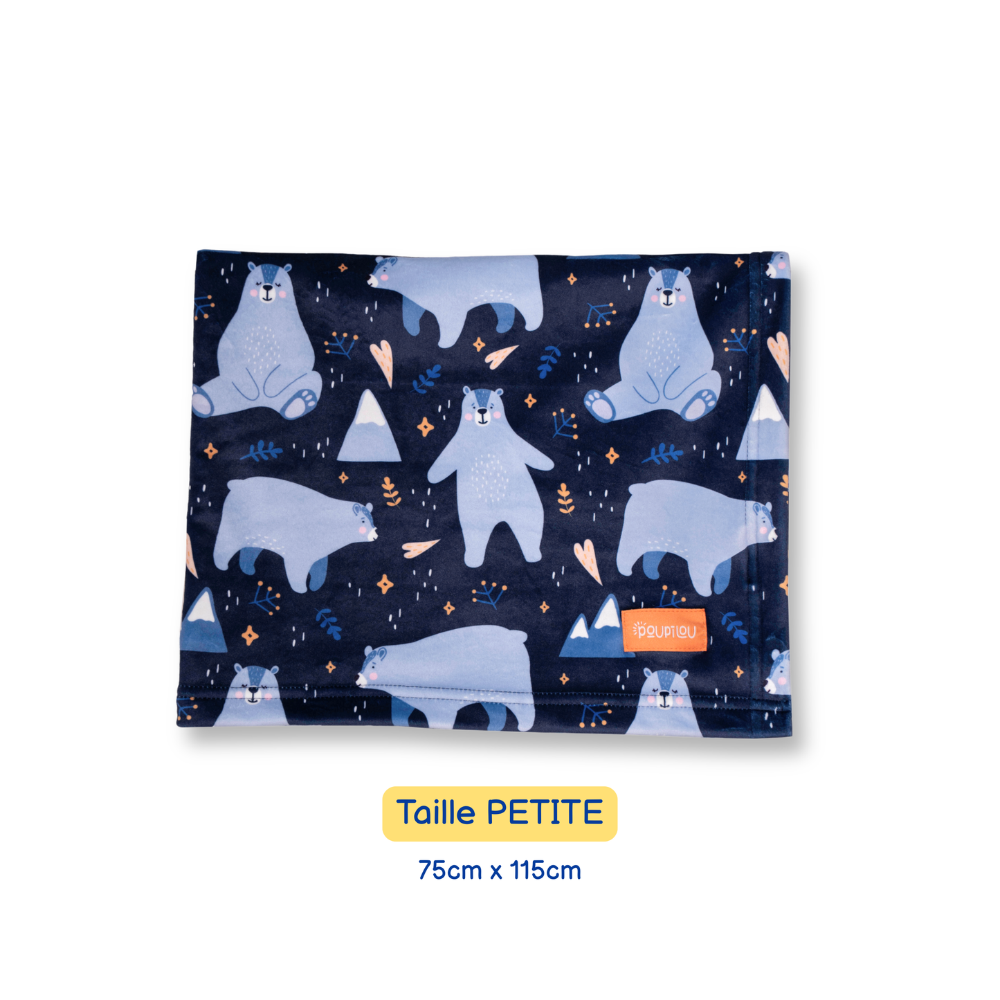 Peluche Couverture 3 en 1 - Ours