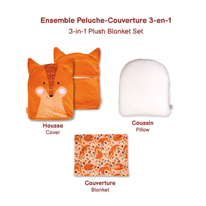 3-in-1 Cozy Companion Set – Fox