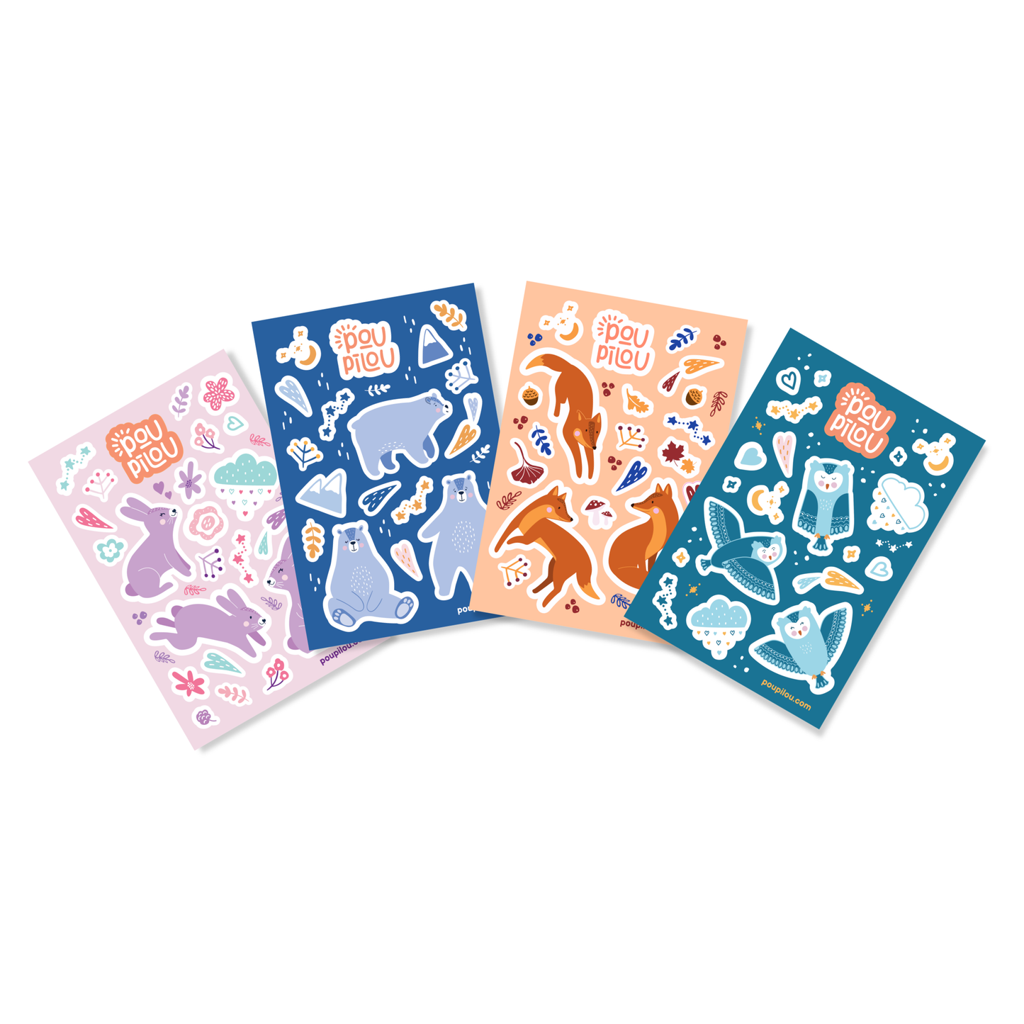 Autocollants Magiques - Renard