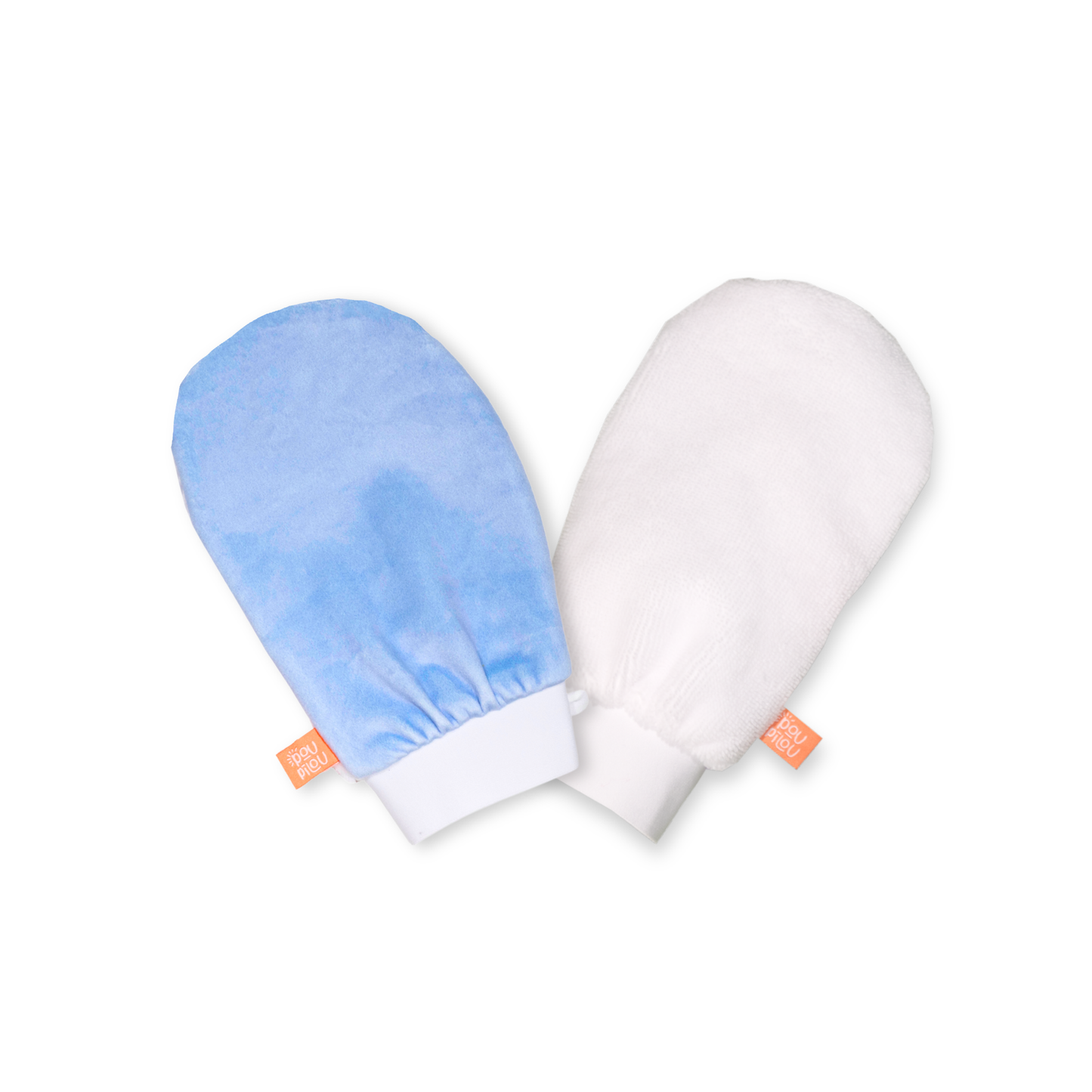 Mitaine de bain (régulière) - Bleu