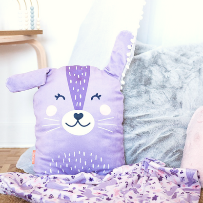 Peluche-couverture Poupilou - lapin