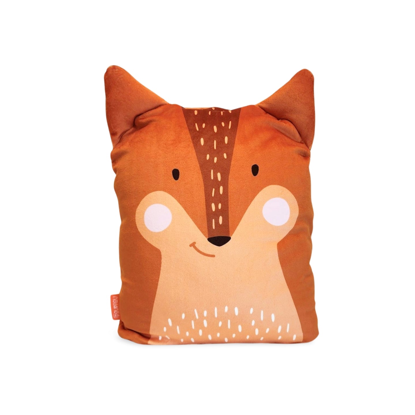 Peluche couverture Poupilou - renard - vue de face